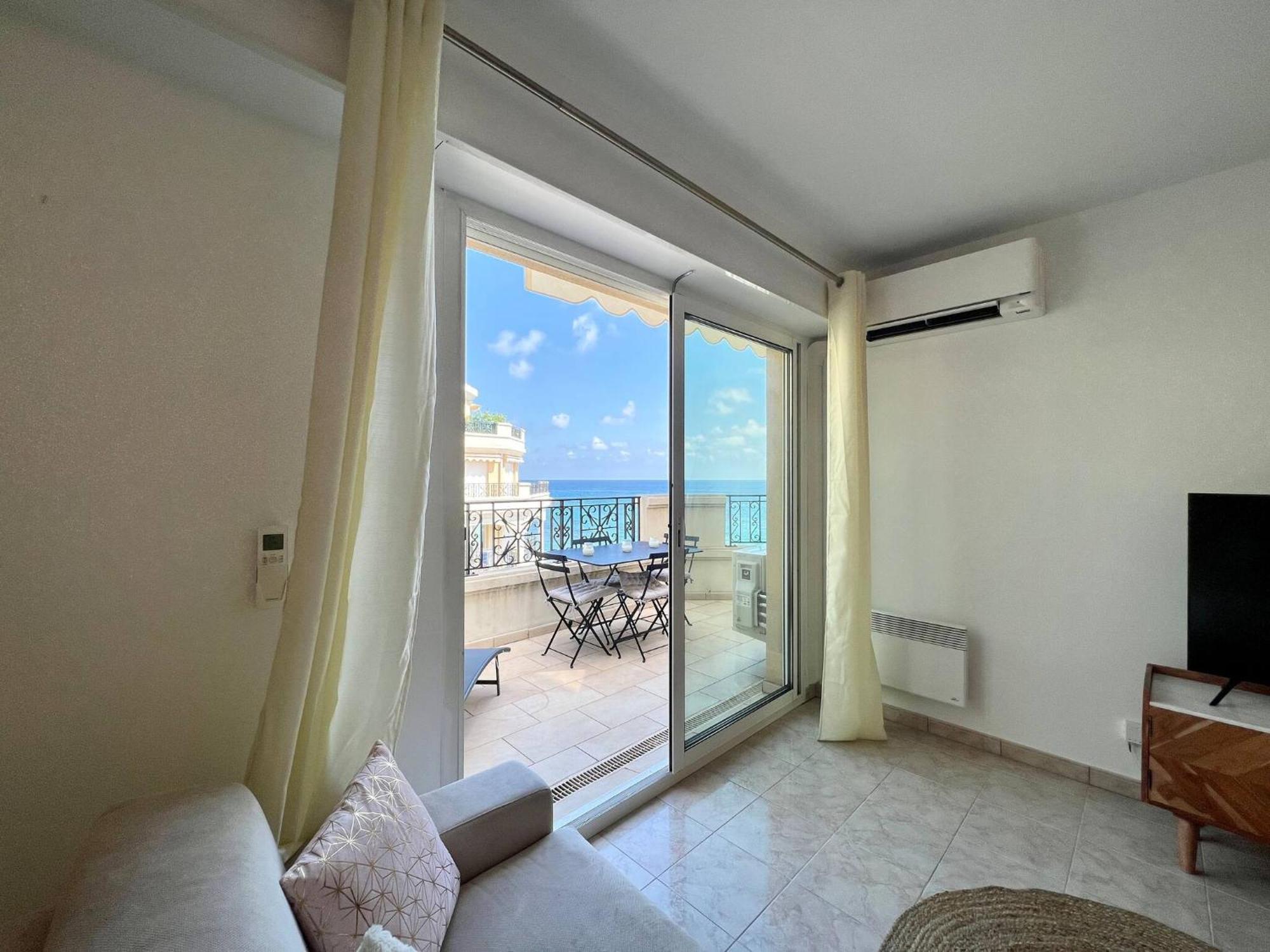 'Le Victoria Beach' Vue Mer Plein Centre, Spacieux Menton Buitenkant foto