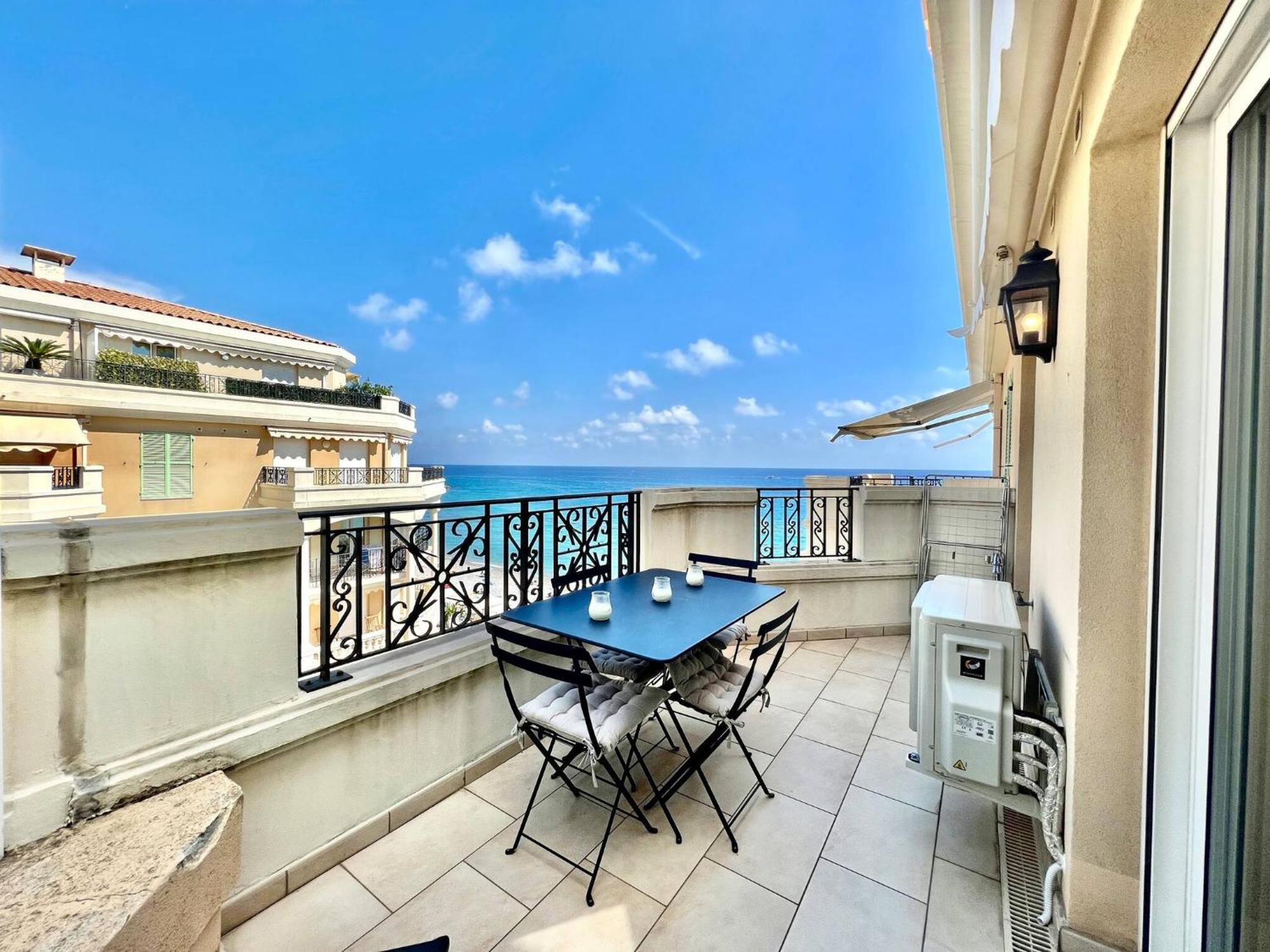 'Le Victoria Beach' Vue Mer Plein Centre, Spacieux Menton Buitenkant foto